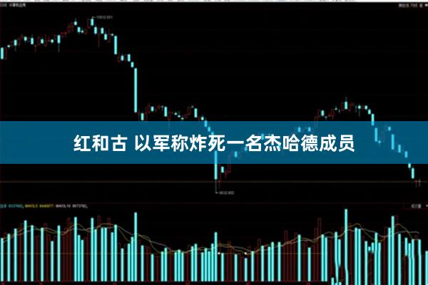 红和古 以军称炸死一名杰哈德成员