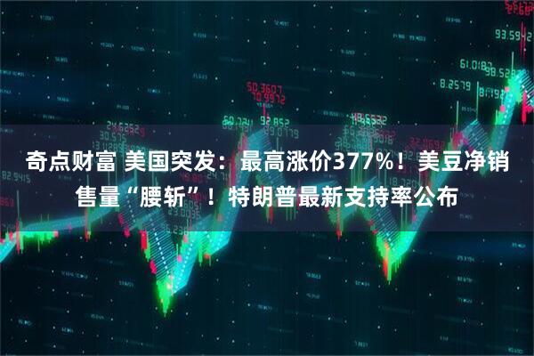 奇点财富 美国突发：最高涨价377%！美豆净销售量“腰斩”！特朗普最新支持率公布